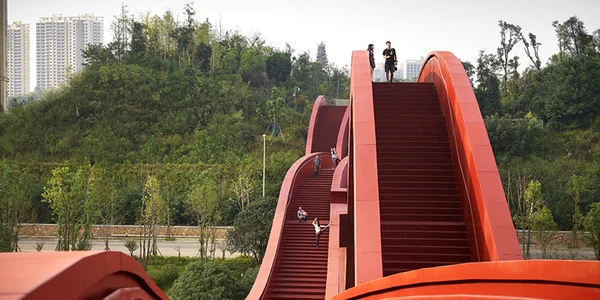 podul ondulat china foto designboom.com/next arhitects/juien lanoo