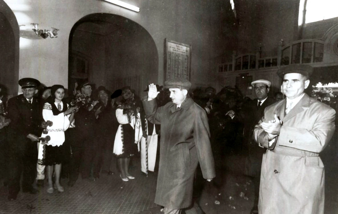 Sala gării din Teiuş în care s-a ţinut procesul a fost vizitată cu doi ani înainte de Nicolae Ceauşescu