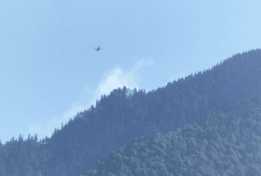 Incendiu de pădure în Munții Maramureșului. MApN a trimis o aeronavă