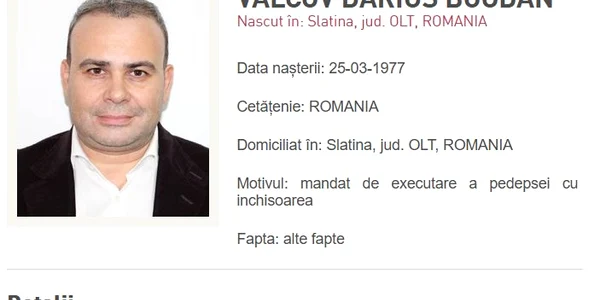 Darius Valcov dat in urmarire