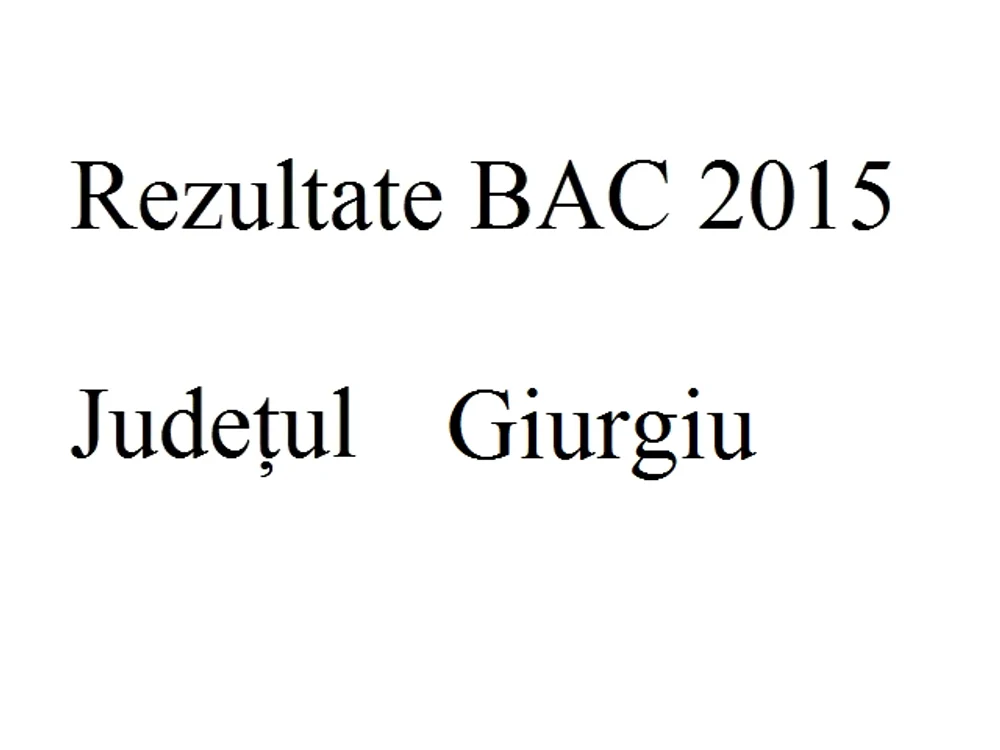 
    Edu.ro Rezultate Bacalaureat 2015 Giurgiufoto: click.ro  