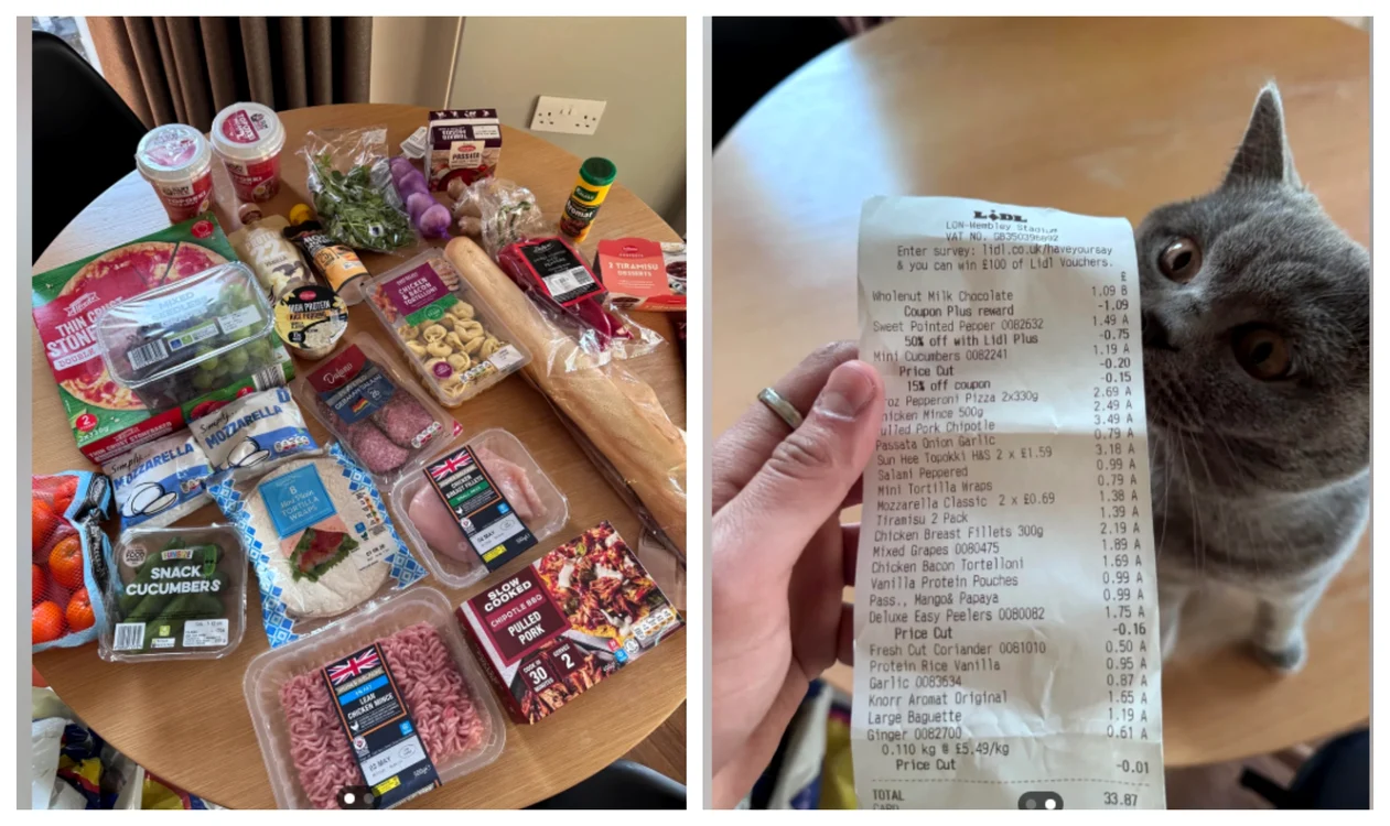 Lista de cumpărături pentru care bărbatul a cheltuit doar 39 de euro / FOTO: Reddit