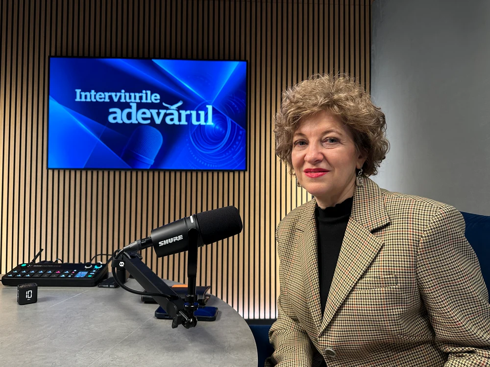 Vicepremierul Oana Gheorghiu, la Interviurile „Adevărul” FOTO: Adevărul