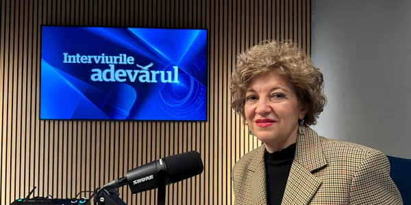 Vicepremierul Oana Gheorghiu la Interviurile Adevărul  FOTO: Adevărul