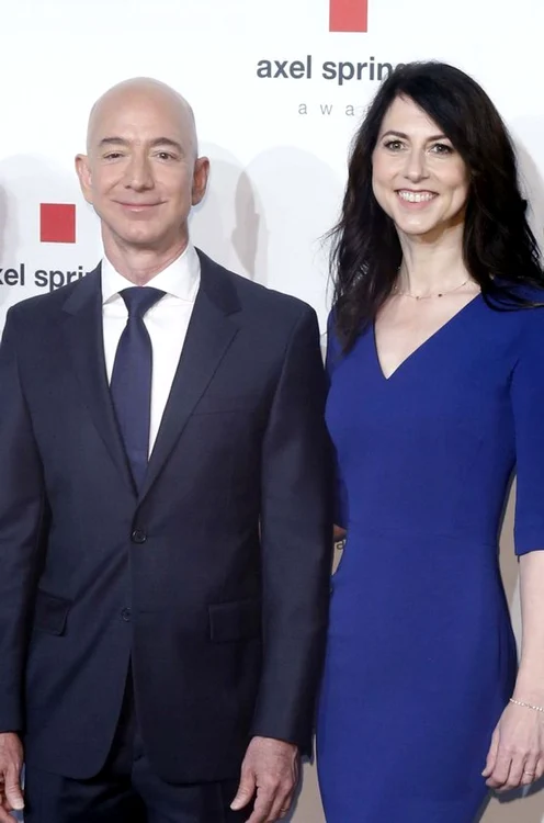 Soţii Bezos, Amazon. Foto: Profimediaimages