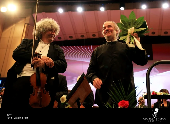 Lorenz Năsturică-Herschcowici şi Valery Gergiev. Foto Cătălina Filip