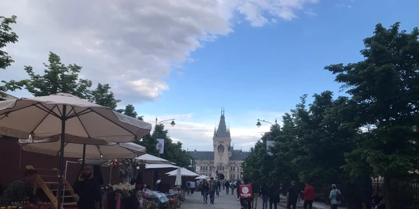 Bulevardul Ştefan cel Mare din Iaşi foto Andrei Luca