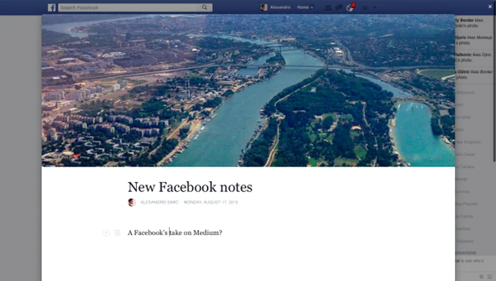 Facebook vrea să înlocuiască blogurile cu funcționalitatea Notes