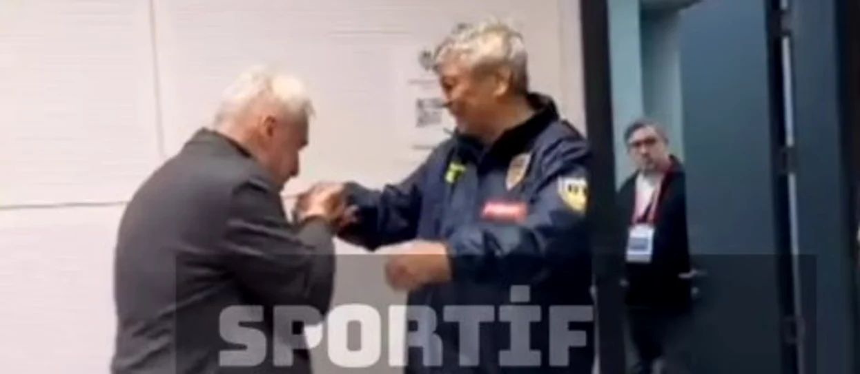 Gestul jurnaistului față de antrenorul naționalei FOTO Captură video