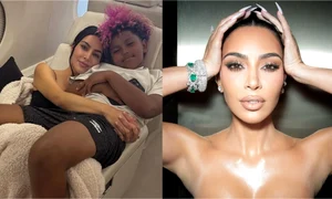 Kim Kardashian și copilul ei  sursa foto   Instagram jpg