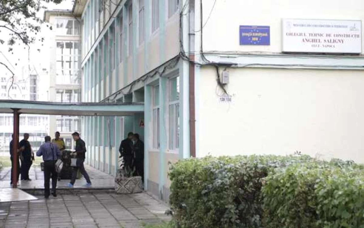 Colegiul Tehnic de Contrucţii Anghel Saligny din Cluj-Napoca FOTO: ziuadecluj.realitatea.net