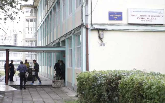 Colegiul Tehnic de Contrucţii Anghel Saligny din Cluj-Napoca FOTO: ziuadecluj.realitatea.net