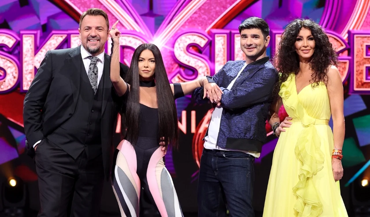 Detectivii Masked Singer România: Horia Brenciu, Inna, Alex Bogdan, Mihaela Rădulescufoto: PRO TV