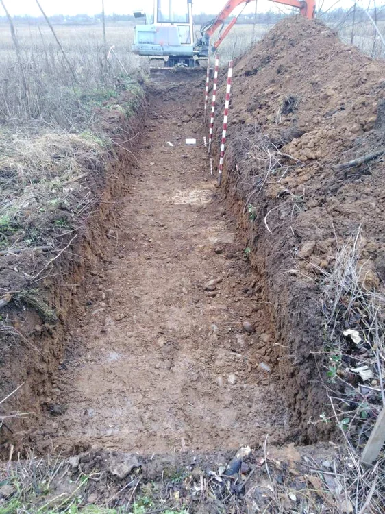 Vestigii arheologice descoperite pe traseul viitoarei Centuri a orașului Baia Mare (foto: Muzeul Județean de Istorie și Arheologie Maramureș)