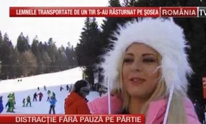 Roxana Nemeş, pe schiuri la Poiana Braşov jpeg