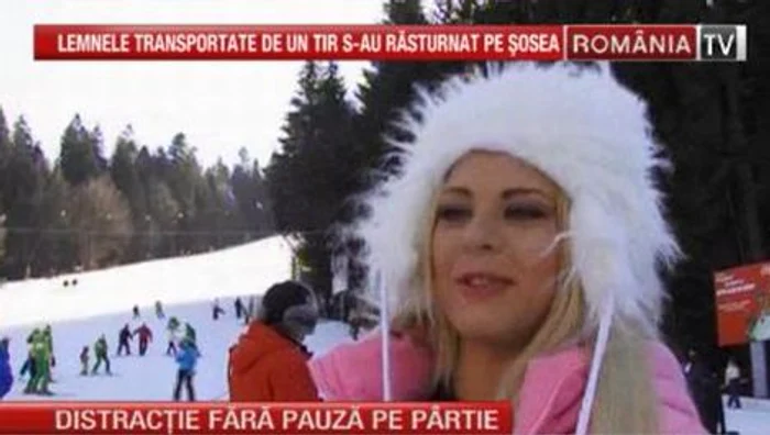 Roxana Nemeş, pe schiuri la Poiana Braşov