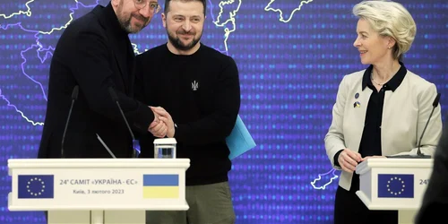 Summitul Ucraina UE are loc vineri la Kiev FOTO EPA-EFE