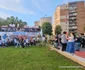 Corvinul Hunedoara aclamată de mii de oameni la prezentarea trofeului Cupa României la fotbal Foto Daniel Guță ADEVĂRUL (15) jpg