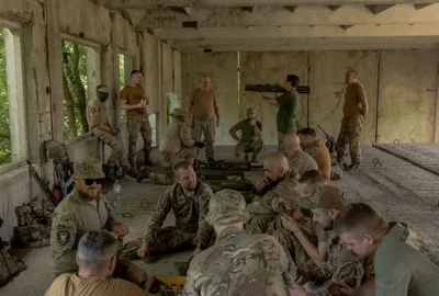 Război în Ucraina - soldați ucraineni FOTO AFP 