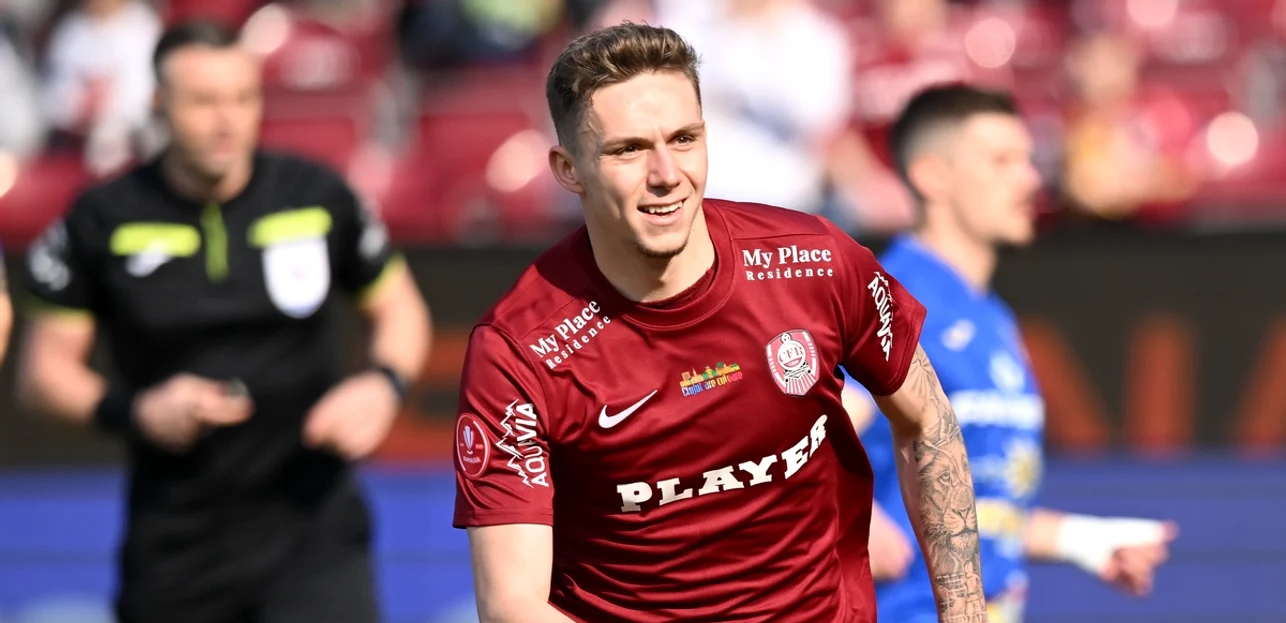 Louis Munteanu rupe porțile adverse și peste Ocean  FOTO Sportpictures