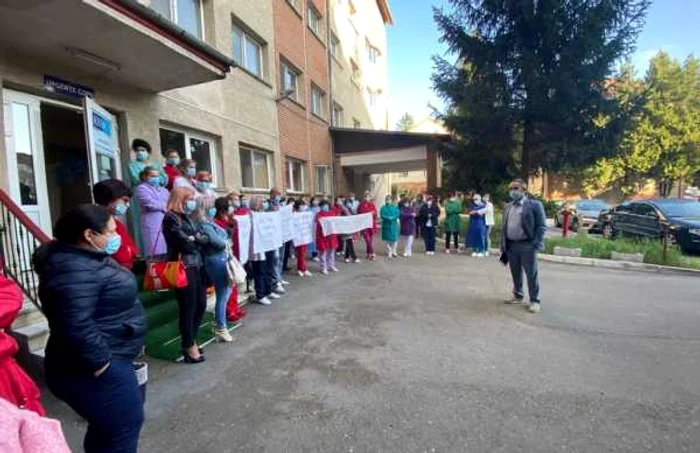 protest spontan aiud