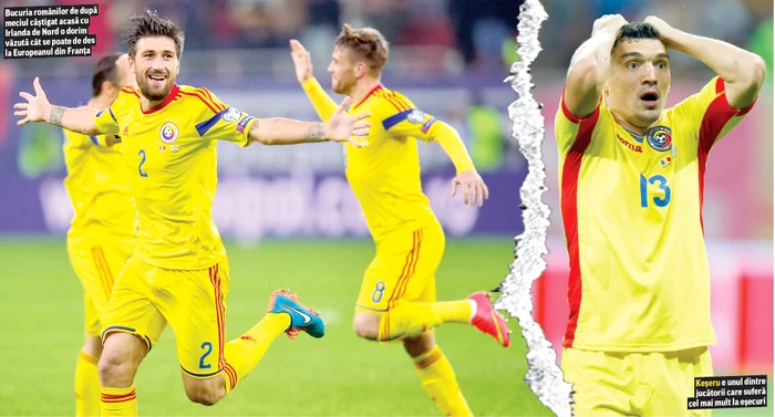 
    Cele două fete posibile ale românilor după disputarea fazei grupelorFOTO: AP  