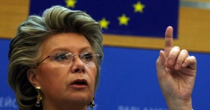 Viviane Reding, comisar european pentru Justiţie şi Drepturi fundamentale 