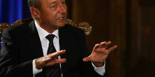 Preşedintele Traian Băsescu "La Masa Adevărului" / Foto: Eduard Enea