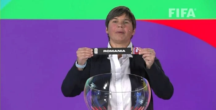 România a fost extrasă din urna a doua valorică la tragerea la sorți organizată de FIFA. Captură TV