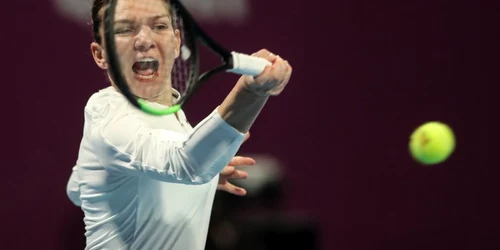 Simona Halep - Doha / FOTO AFP / Karim Jaafar / 15 feb 2019