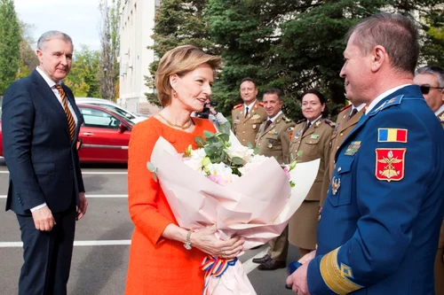 Majestatea Sa Margareta și Principele Radu la Universitatea Naţională de Apărare Carol I. FOTO: Daniel Angelescu, Casa Majestății Sale