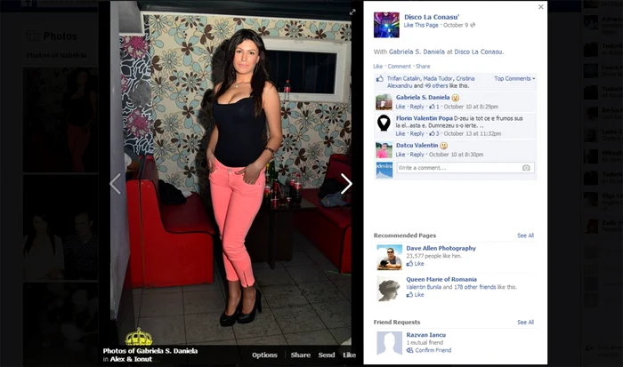 Gabriela Stancu a murit la spital, la câteva ore după producerea accidentului FOTO Facebook.com