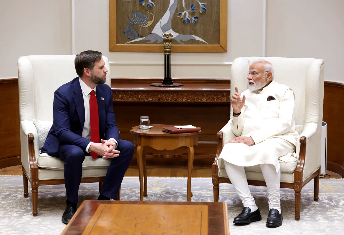 JD Vance, în vizită în India FOTO EPA-EFE