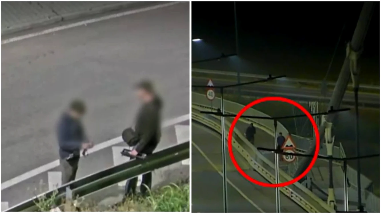 Cei doi bloggeri străini. Foto: captură Pro TV
