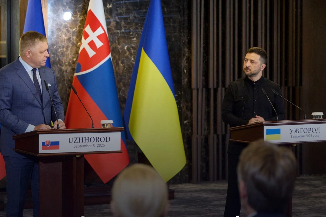 Volodimir Zelenski și Robert Fico FOTO: X