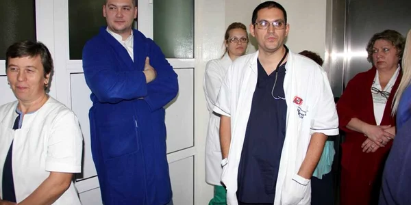medicii si asistentele din cluj au protestat două ore