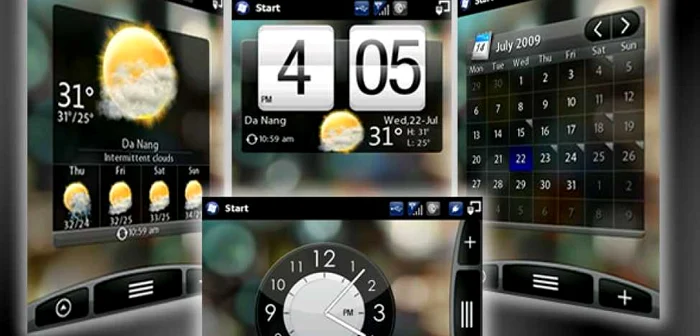 HTC Hero a pornit valul interfeţelor complexe cu multe widgeturi.