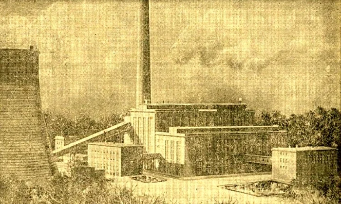 termocentrala paroseni in anii 50