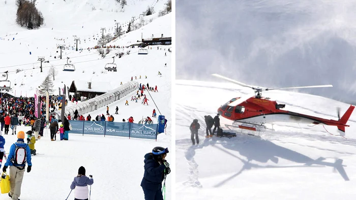 Doi schiori au murit după ce au fost surprinși de o avalanșă FOTO:  X/ @Nieuwsblad_be