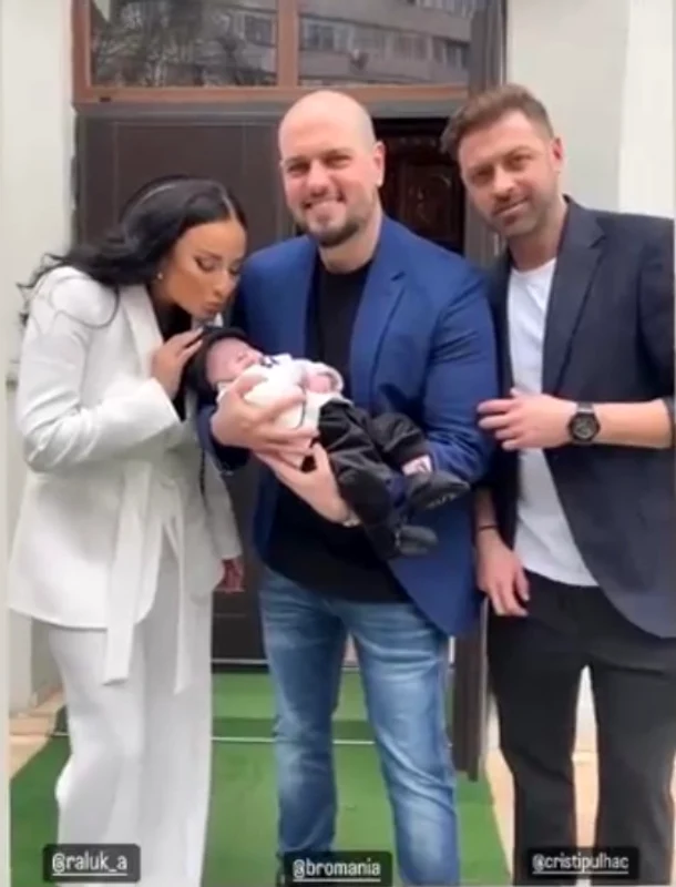BRomania, la botezul fiului lui Cristi Pulhac Sursa: Instagram