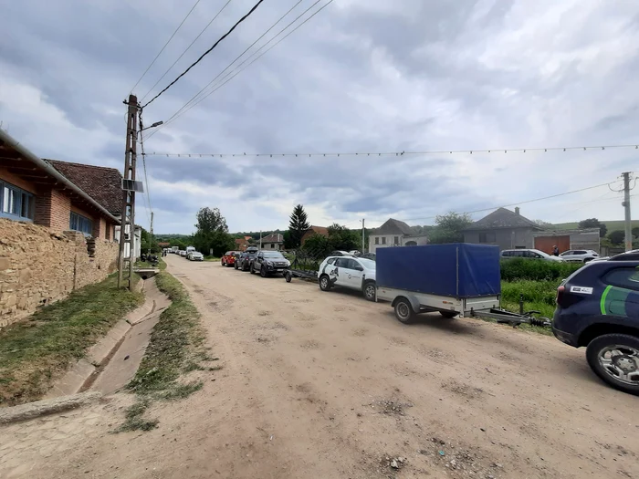 Pe ulițele din Cobor, la un festival din sat FOTO Erwan Joliff