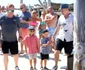 Elton John et son mari David Furnish au Club 55 à Saint Tropez avec leurs enfants Elijah et  Zachary jpeg