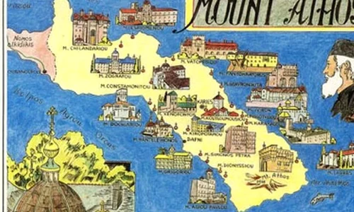 Pe Muntele Athos nu a mai urcat vreo femeie din secolul al X lea jpeg