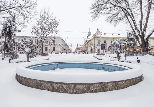 Zăpada a pus stăpânire pe judeţul Suceava. FOTO Facebook/ Cătălin Urdoi