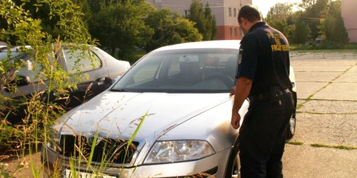 masina confiscata FOTO STPF Mehedinti