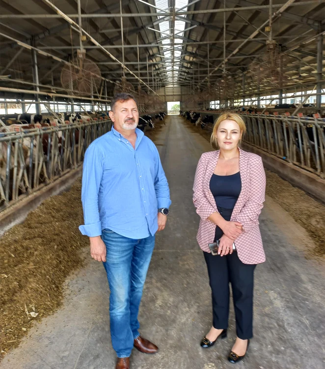 Directorii Bogdan Popescu şi Irina Dovgani ne-au prezentat societatea