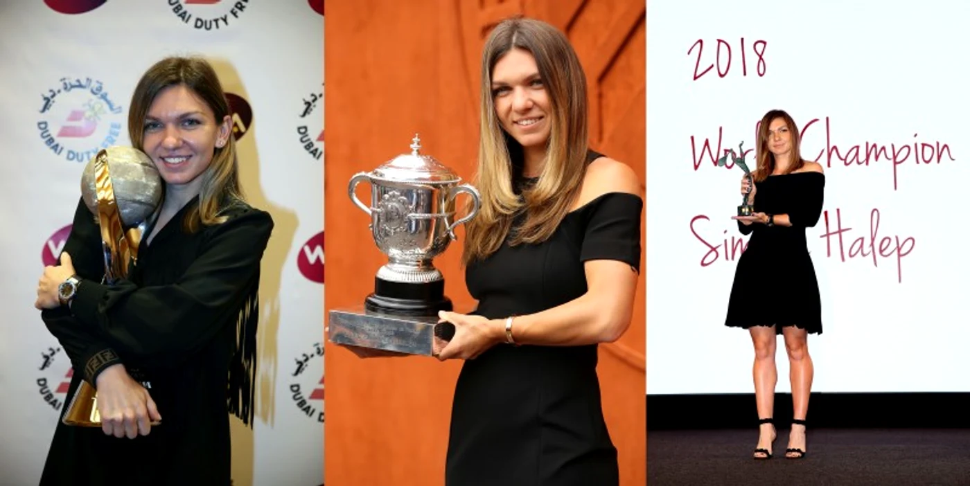 
    În 2018, Simona Halep a obținut trei trofee importanteFoto: Guliver / GettyImages  