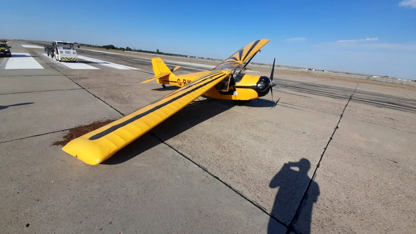 Aeronava implicată în incident FOTO AIMK