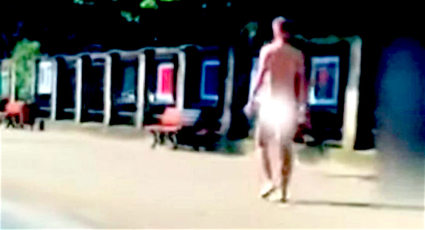 Bărbat gol la jogging prin Copou Sursa capturavideo ziaruldeiasi.ro