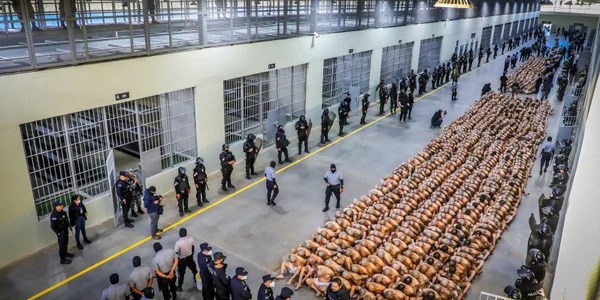 Una din cele mai mari închisori din lume a fost deschisă în El Salvador. FOTO Getty Images